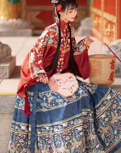 Ming Dynasty Dress Female Spring Traditional Hanfu – hanfudynasty
