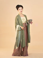 Green Traditional Chinese Dress Tang Dynasty Hanfu