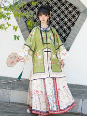 Red Princess Cosplay Hanfu Dress Qing Dynasty