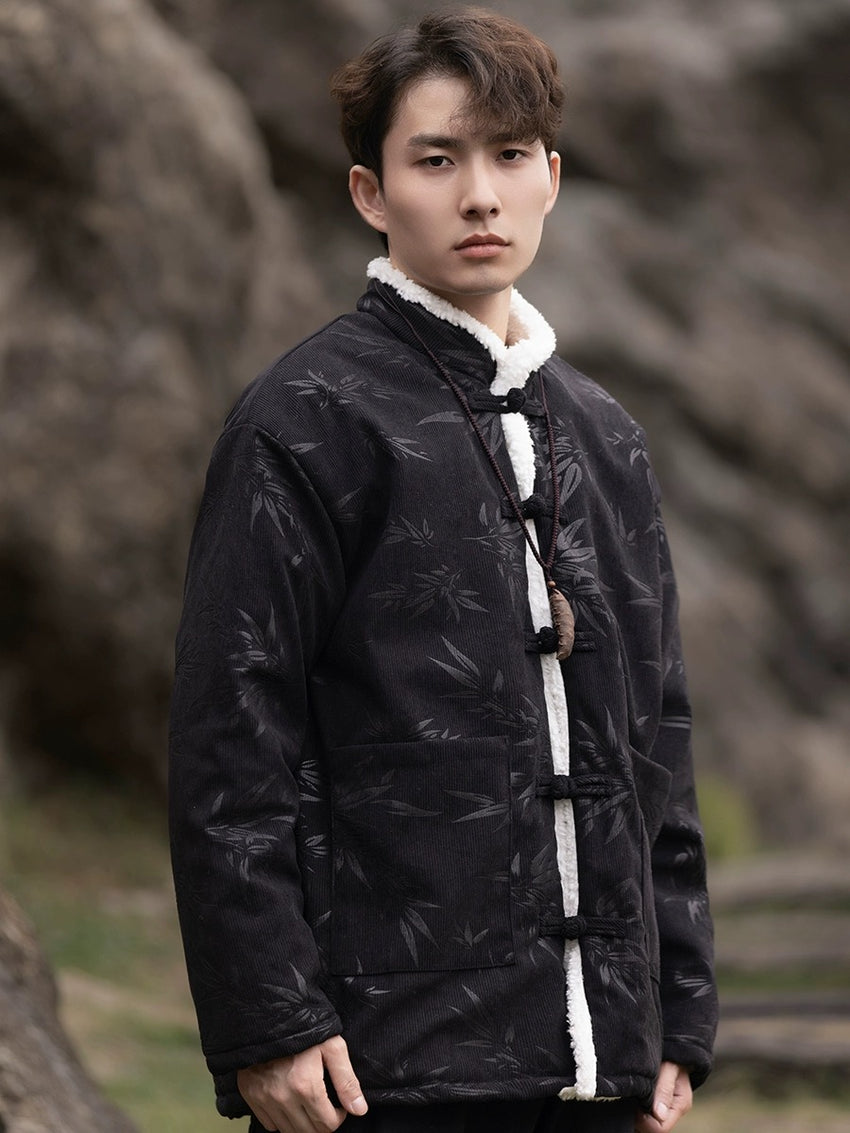Winter Jacket Chinese Modern Tang Suit Male