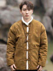 Winter Jacket Chinese Modern Tang Suit Male