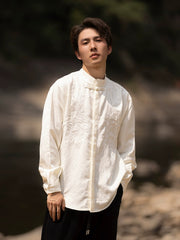 Vintage Shirt Chinese Modern Tang Suit Male