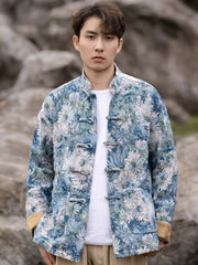 Jacquard Jacket Mens Chinese Modern Tang Suit