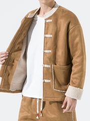 Buckskin Jacket Mens Plus Size  Modern Tang Suit