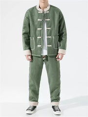 Buckskin Jacket Mens Plus Size  Modern Tang Suit