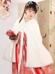 Cute Cloak Bunny Winter Hanfu Coat Women