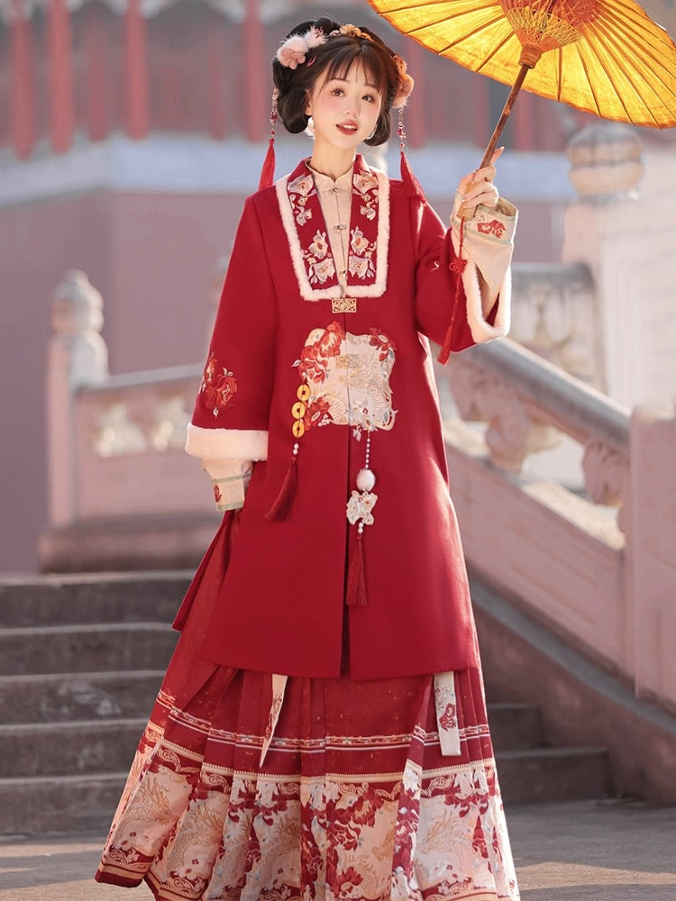 Long Sleeve New Years Eve Dress Chinese Hanfu