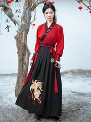 Mulan Costume Women Modern Hanfu Outfit