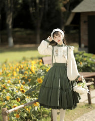 Cute Preppy Dresses Spring Chinese Lolita Hanfu