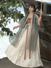 Song Dynasty Clothing Set For Traditional Hanfu
