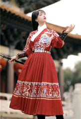 Dragon Embroidery Pattern Ming Dynasty Clothing Female